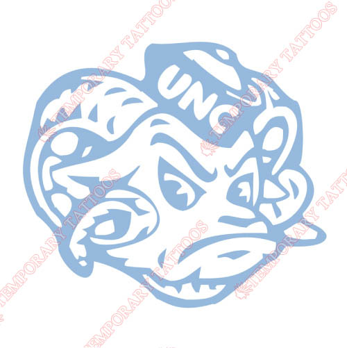 North Carolina Tar Heels Customize Temporary Tattoos Stickers NO.5530